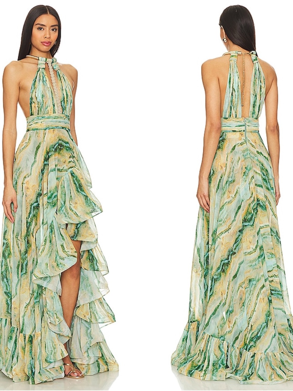 Bronx & Banco Palma Maxi Gown US 6 Resort